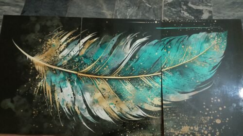 6) Set Of 3 Leaf Art Wooden Frames For Wall Decoration (2685542) photo review