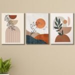 Set of 3 Wall Art Wooden Phototile Frames for Wall Decor