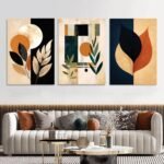 Set of 3 Wall Art Wooden Phototile Frames for Wall Decor
