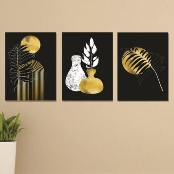 Set of 3 Wall Art Wooden Frames for Wall Decor