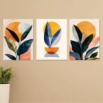 Set of 3 Premium Wall Art Photo Tiles – Modern Home Decor Sets 8x11