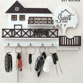 Sweet Home Wooden Keys & Mobile Holder