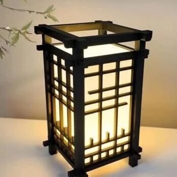 Japanese Shoji Style Table Lamp