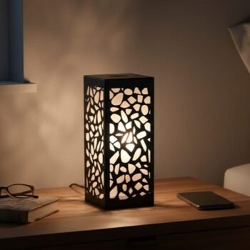 3D Laser Cutting Wooden Lamp
