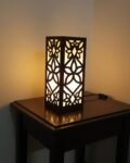 New Flower Design Wooden Lamp With Laser Cutting
