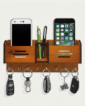 Classy Decent Wooden Keys & Mobile Holder