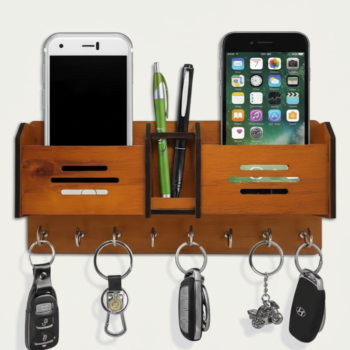 Classy Decent Wooden Keys & Mobile Holder