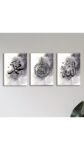 Pack of 3 Islamic Calligraphy Sticky Wooden Phototiles for Home & Office Decor