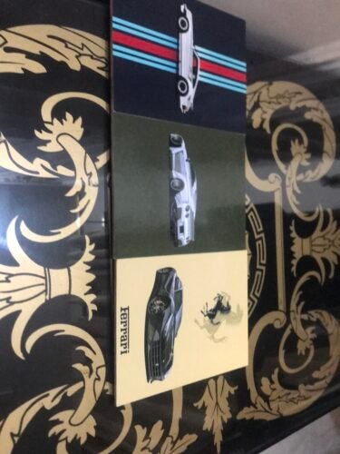 Set of 3 Sports Cars Wooden Phototile Canvas Frames for Wall Decor photo review