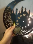 Ramzan Theme🌙 Islamic Wooden Clock with Premium Light photo review