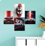 Set of 3 Premium Wall Art Photo Tiles – Modern Home Decor