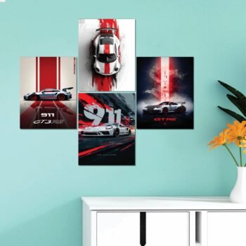 Set of 3 Premium Wall Art Photo Tiles – Modern Home Decor