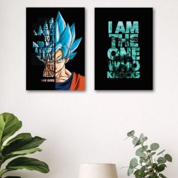 Saiyyan - Set of 2 Premium Wall Art Photo Tiles – Modern Home Decor