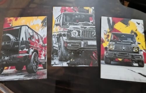 Set of 3 Premium Wall Art Photo Tiles – Modern Home Decor photo review