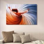 Sufi Whirling Dervish Wooden Art Frame | Spiritual Rumi Wall Decor | Artistic Islamic Home Decor