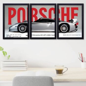 Set of 3 Premium Wall Art Photo Tiles – Modern Home Decor Sets