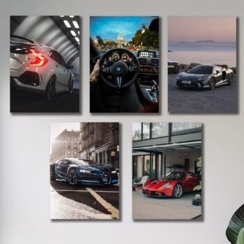 Set of 3 Premium Wall Art Photo Tiles – Modern Home Decor