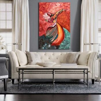 Rumi Whirling Dervish Sufi Painting Canvas Wall Art Wooden Phototiles